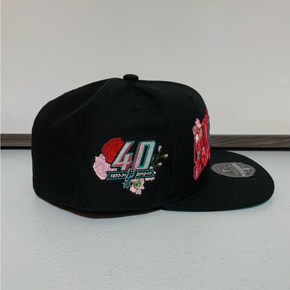 Mitchell & Ness San Antonio Spurs HWC Fitted Hat/Cap-Size 7 1/2 NWT - Picture 2 of 13